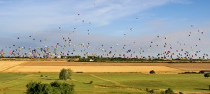 434 ballons à Chambley - France