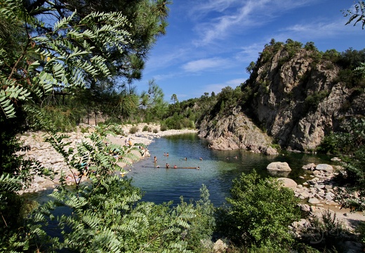 Solenzara. en direction de Bavella