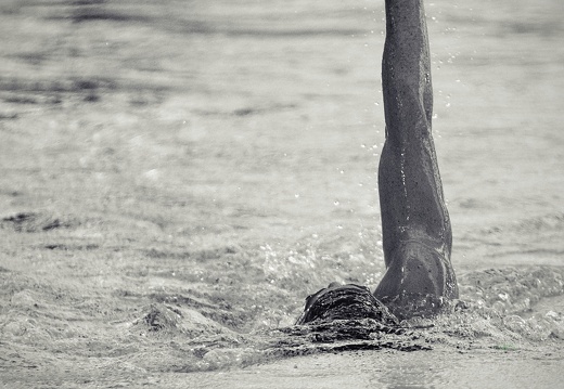 no help, just backstroke