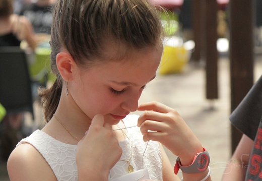 Communion de Daphné le 11 juin 2017